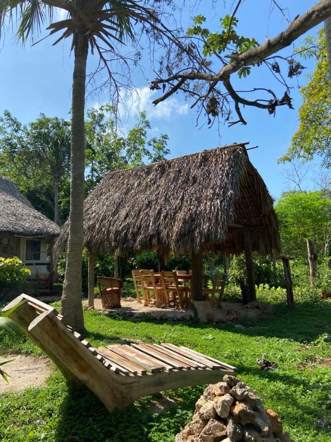 Encantadora Villa Maya Tradicional En Rancho Agroecologico Цукакаб Экстерьер фото