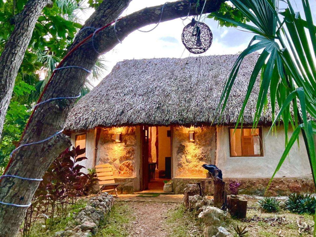 Encantadora Villa Maya Tradicional En Rancho Agroecologico Цукакаб Экстерьер фото