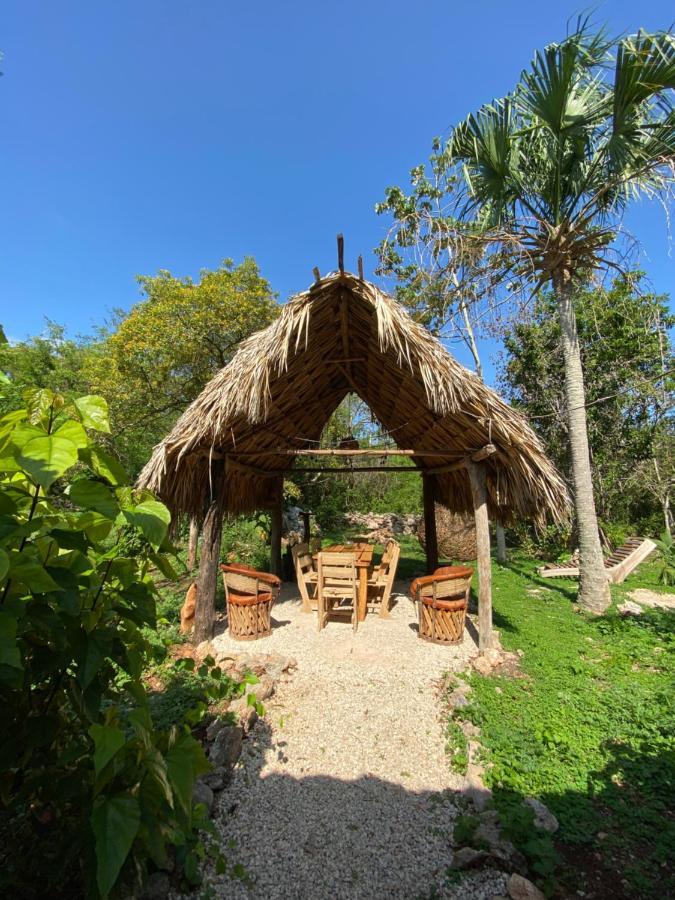 Encantadora Villa Maya Tradicional En Rancho Agroecologico Цукакаб Экстерьер фото