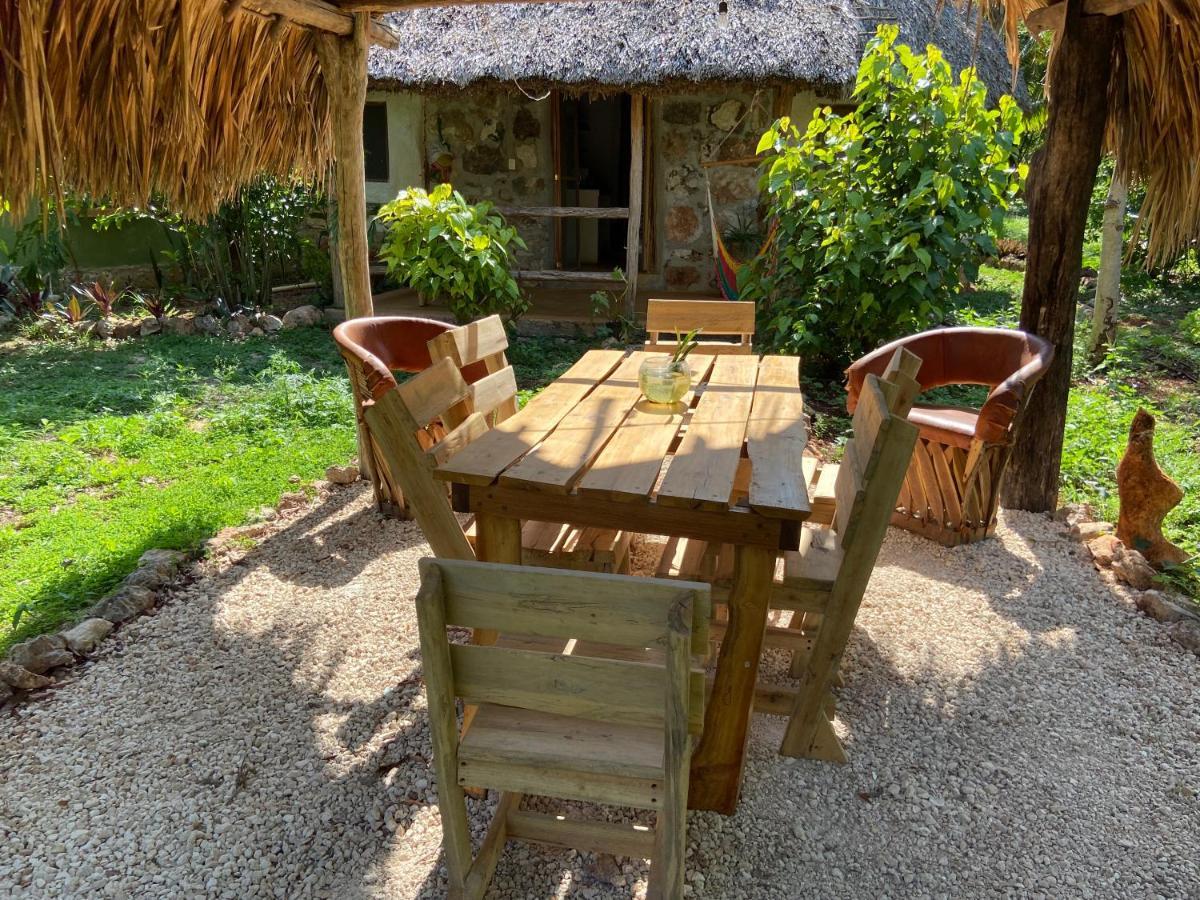 Encantadora Villa Maya Tradicional En Rancho Agroecologico Цукакаб Экстерьер фото