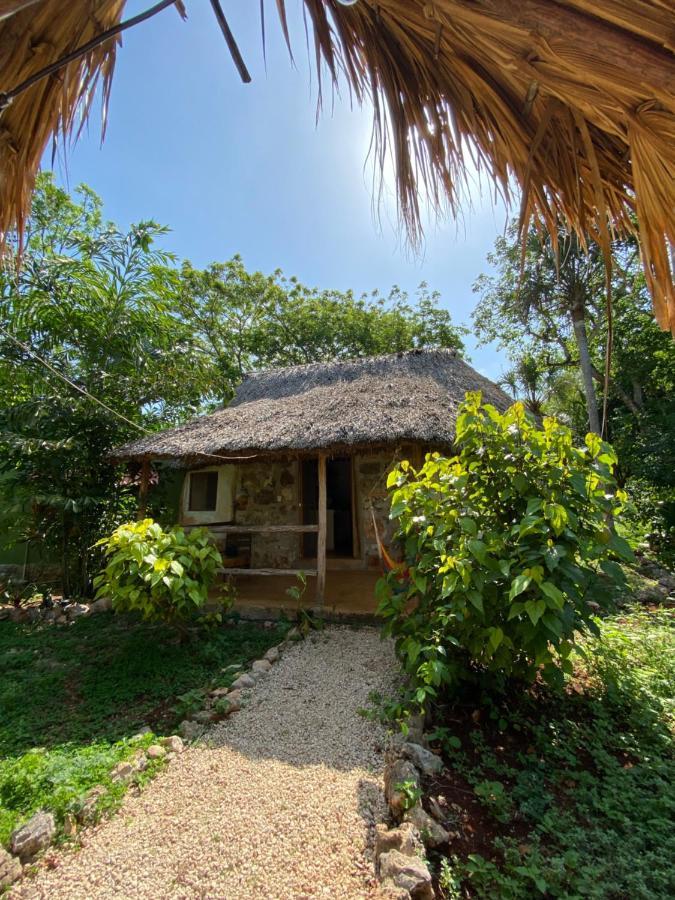 Encantadora Villa Maya Tradicional En Rancho Agroecologico Цукакаб Экстерьер фото