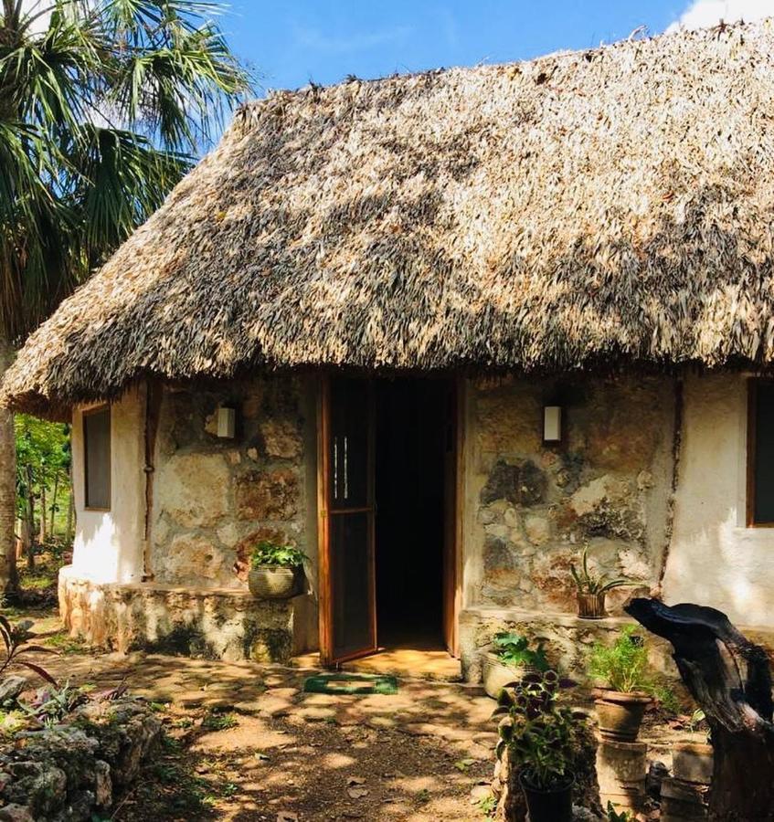 Encantadora Villa Maya Tradicional En Rancho Agroecologico Цукакаб Экстерьер фото