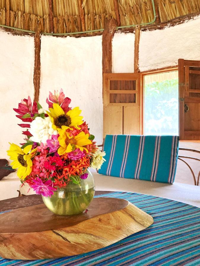 Encantadora Villa Maya Tradicional En Rancho Agroecologico Цукакаб Экстерьер фото