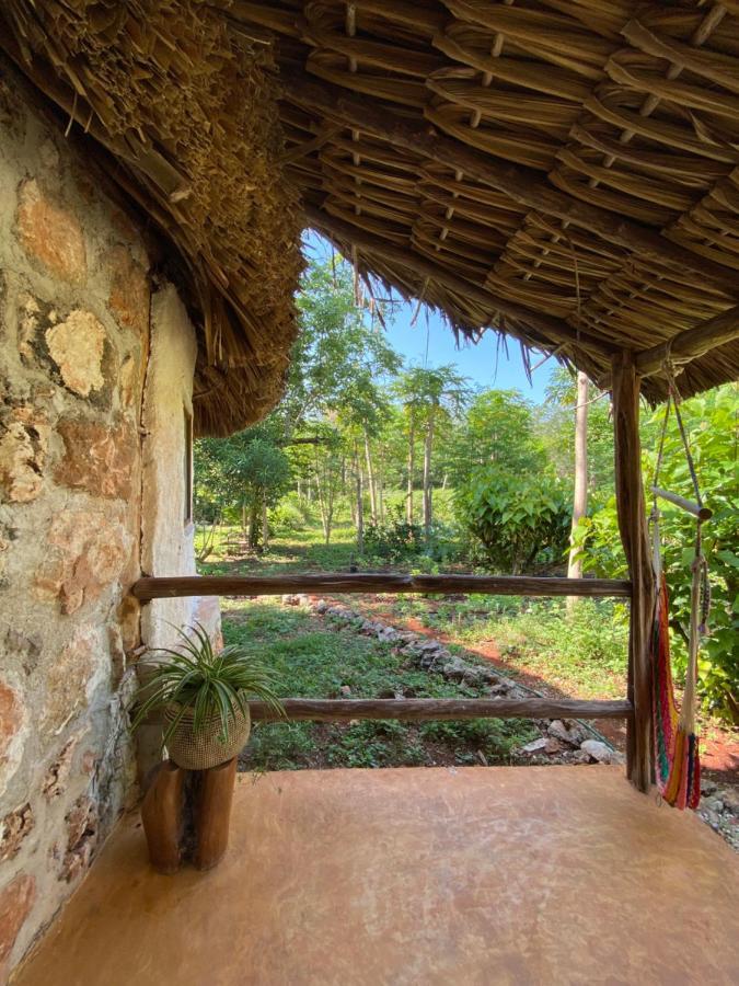 Encantadora Villa Maya Tradicional En Rancho Agroecologico Цукакаб Экстерьер фото