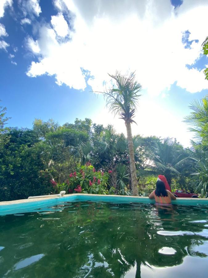 Encantadora Villa Maya Tradicional En Rancho Agroecologico Цукакаб Экстерьер фото