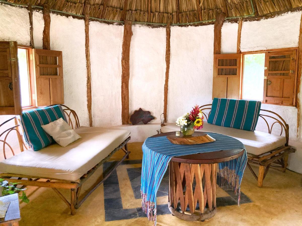 Encantadora Villa Maya Tradicional En Rancho Agroecologico Цукакаб Экстерьер фото